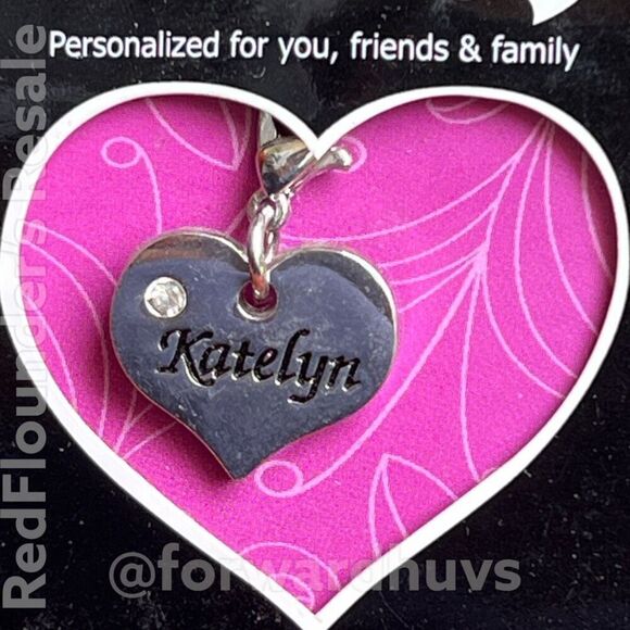 Bundle Sale 3 for $15 | Cherish Charms | Katelyn | Name Charm - Picture 3 of 6